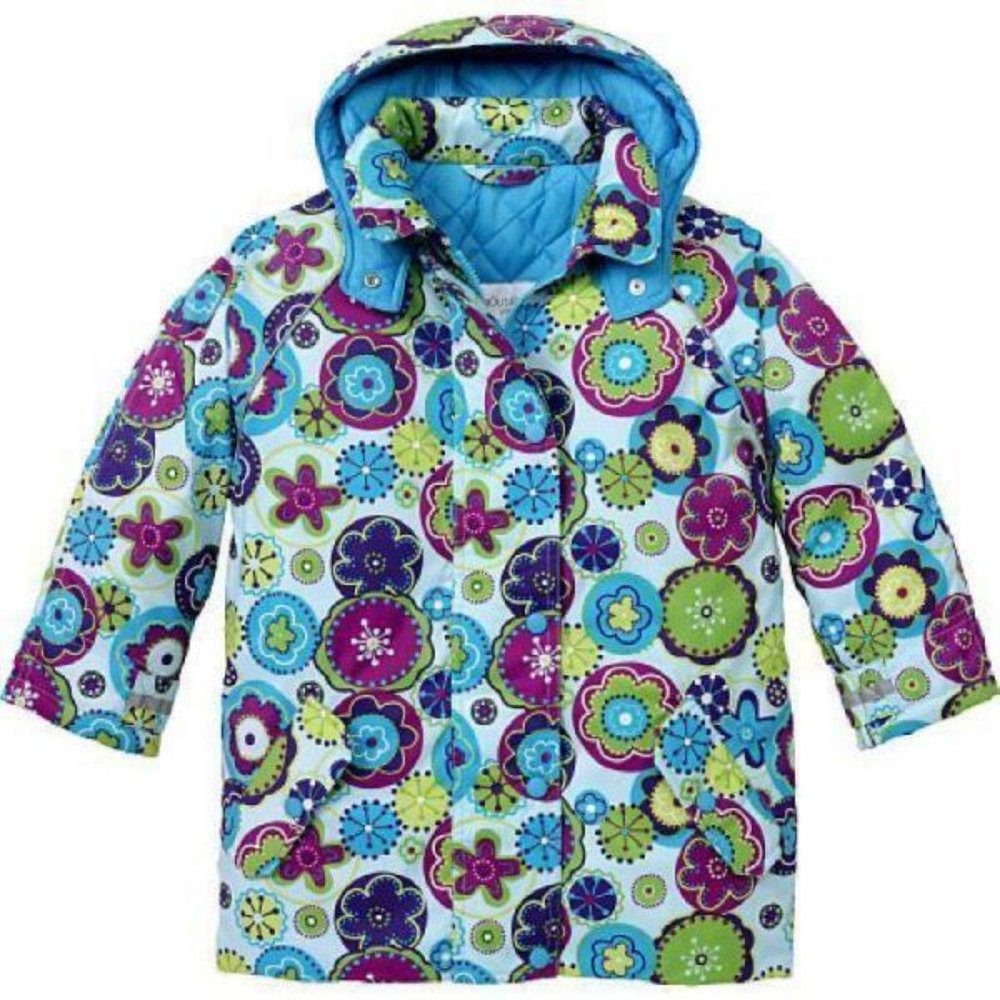 Hanna Andersson Girls Blue Journey's End Insulated Ski Jacket Size 120 (6-8Yrs)